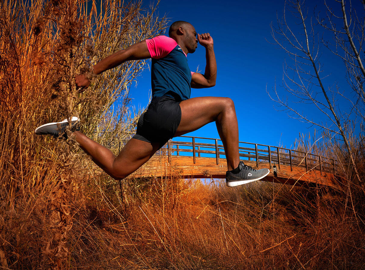 SALTO DE RUNNING Runner man jump
