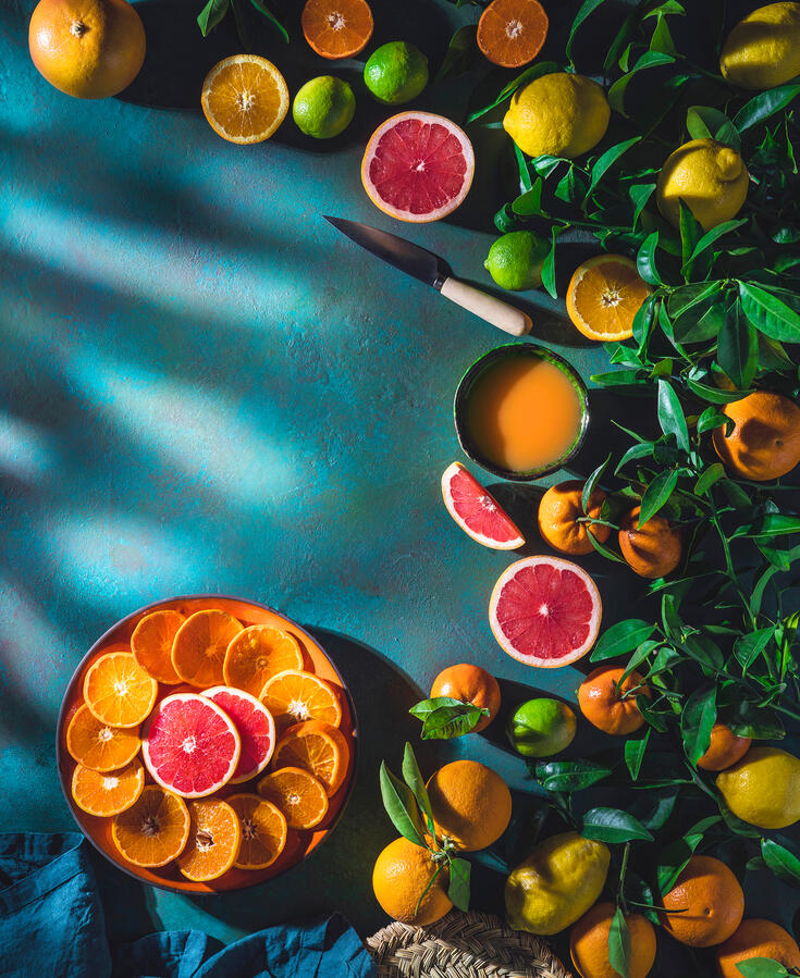CITRICOS del Mediterráneo Mediterranean citrus fruits
